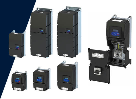Overview of the i550 protec series from Lenze.