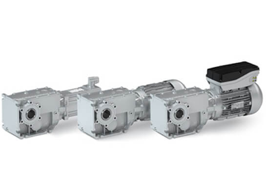 Illustration of the Lenze package consisting of g500 gearmotor and i550/i650 VFD