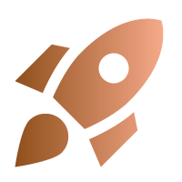 Vereinfachte Darstellung einer Rakete