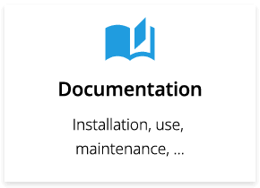 Image with icon and text for description of documnetation
