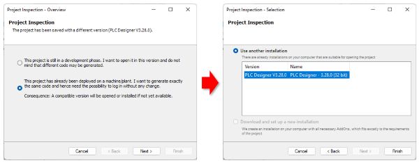 PLC Designer V4: Project Inspection